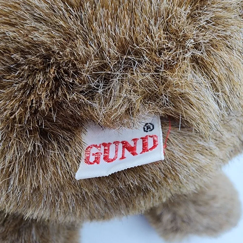 Vintage 1982 Gund Brown Bear Plush 11